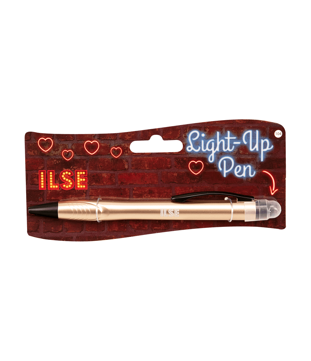 Balpen Light-Up pen Ilse goud