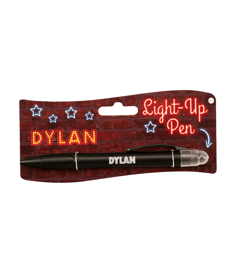 Balpen Light-Up pen Dylan zwart