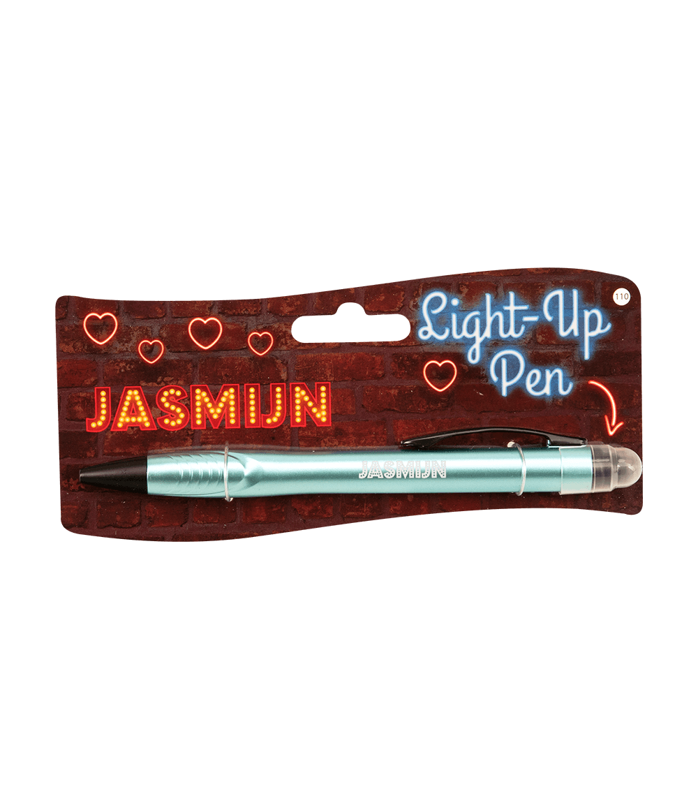 Balpen Light-Up pen Jasmijn mint