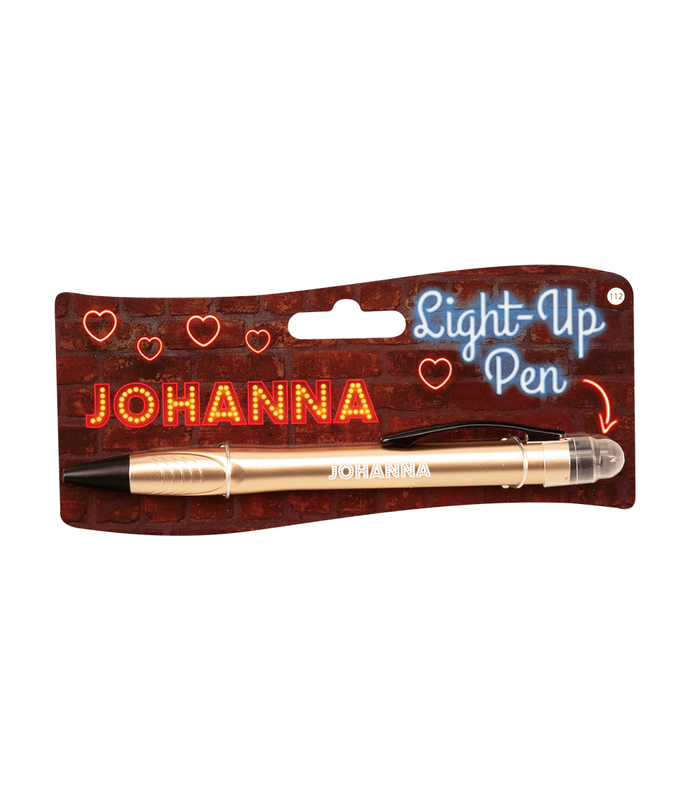 Balpen Light-Up pen Johanna Goud