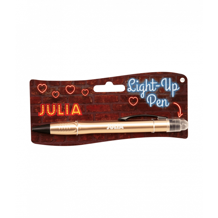 Balpen Light-Up pen Julia goud