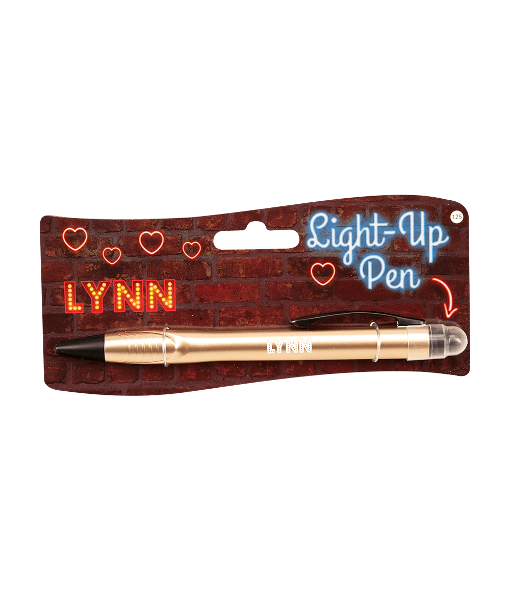Balpen Light-Up pen Lynn goud