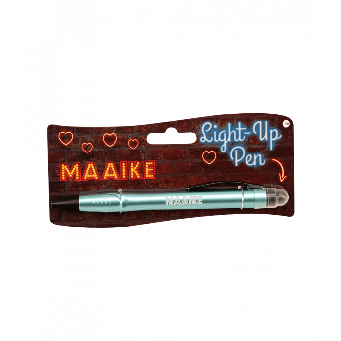 Balpen Light-Up pen Maaike mint