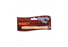 Balpen Light-Up pen Marit goud