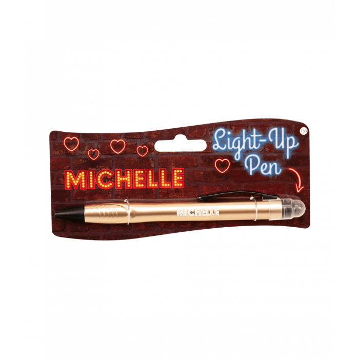 Balpen Light-Up pen Michelle goud