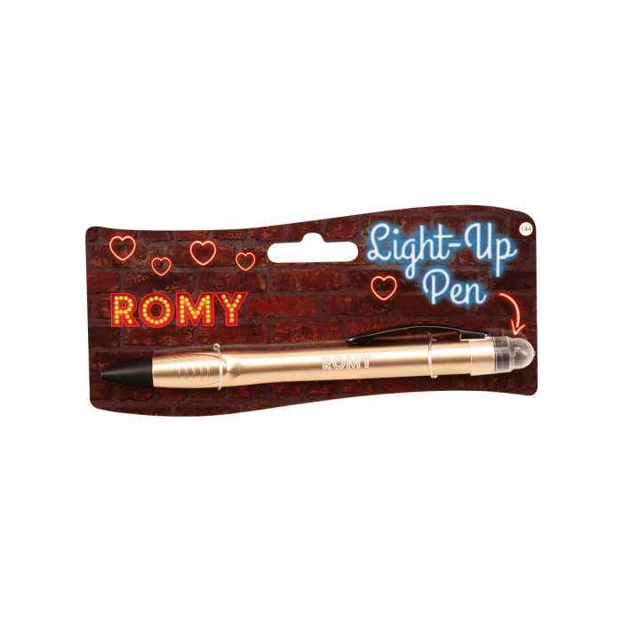 Balpen Light-Up pen Romy goud