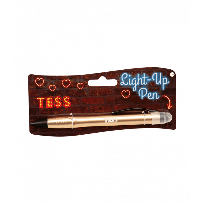 Balpen Light-Up pen Tess goud