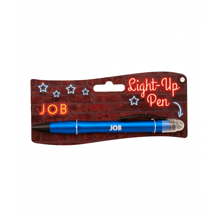 Balpen Light-Up pen Job blauw