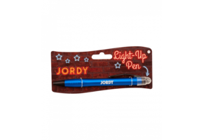 Balpen Light-Up pen Jordy blauw