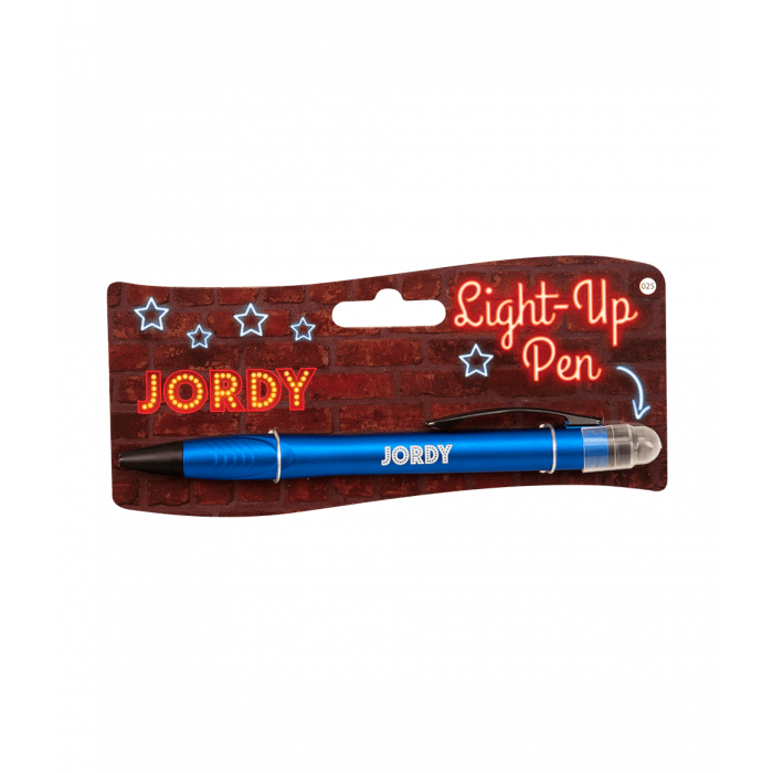 Balpen Light-Up pen Jordy blauw
