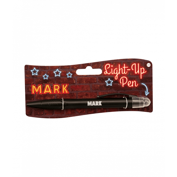Balpen Light-Up pen Mark zwart
