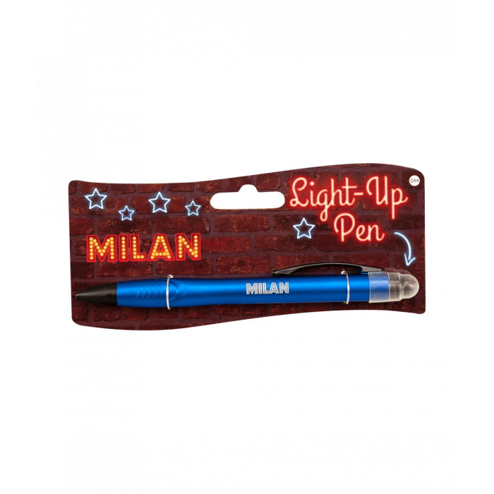 Balpen Light-Up pen Milan blauw