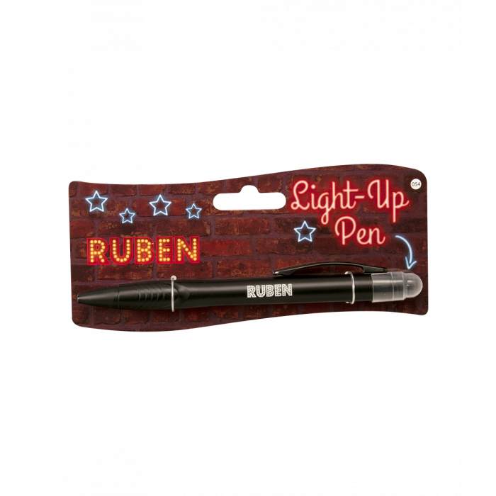 Balpen Light-Up pen Ruben zwart