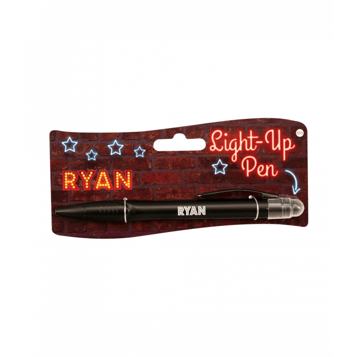 Balpen Light-Up pen Ryan zwart