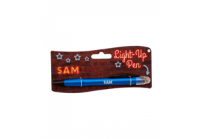 Balpen Light-Up pen Sam blauw