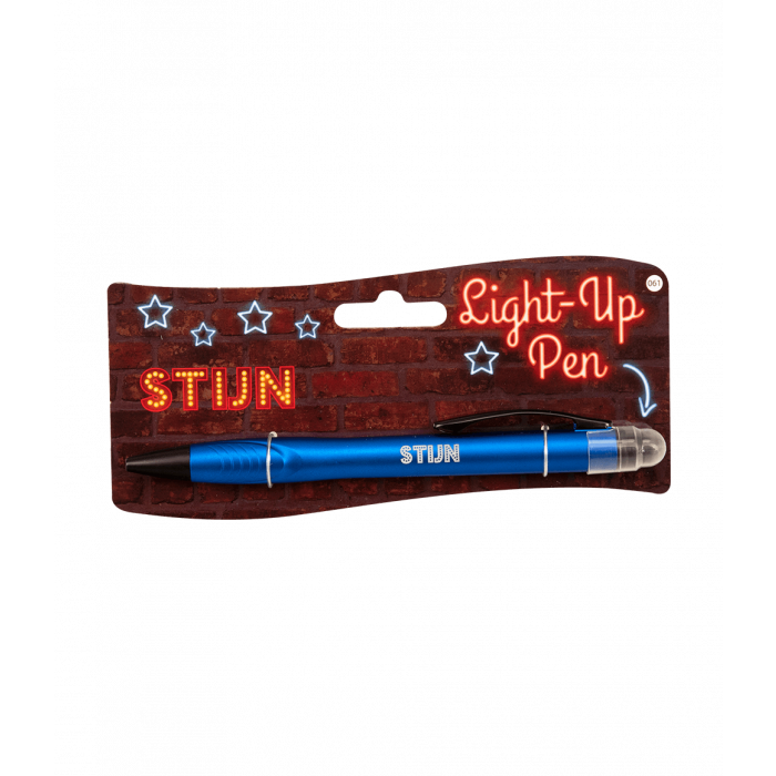 Balpen Light-Up Stijn blauw