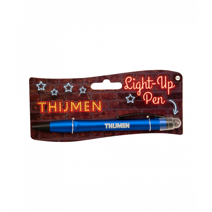 Balpen Light-Up Thijmen Blauw