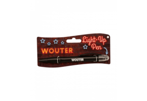 Balpen Light-Up Wouter zwart