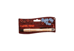 Balpen Light-Up I love you! goud