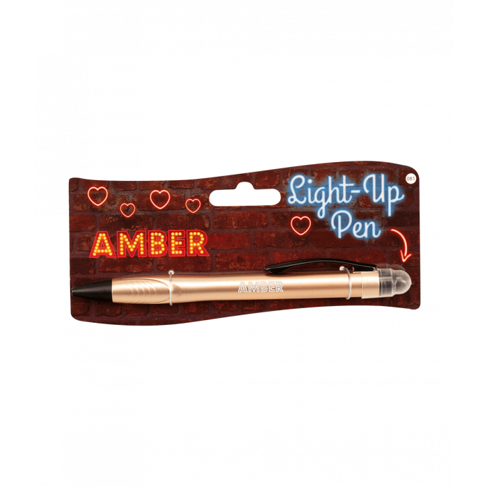 Balpen Light-Up Amber goud