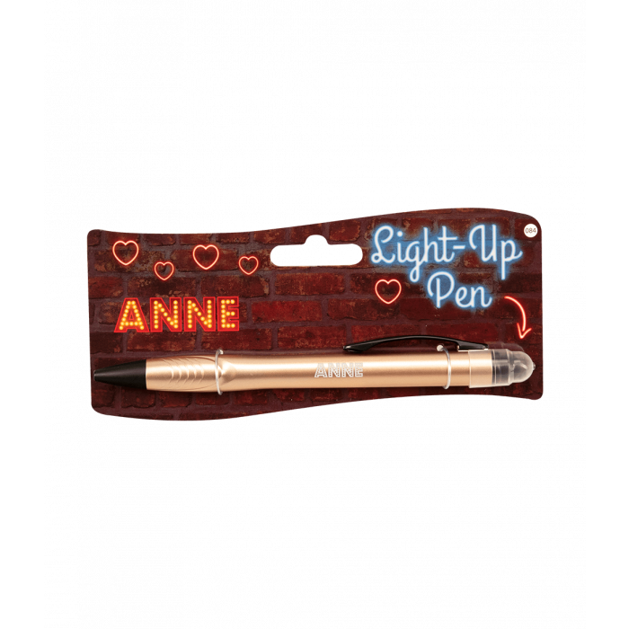Balpen Light-Up Anne goud