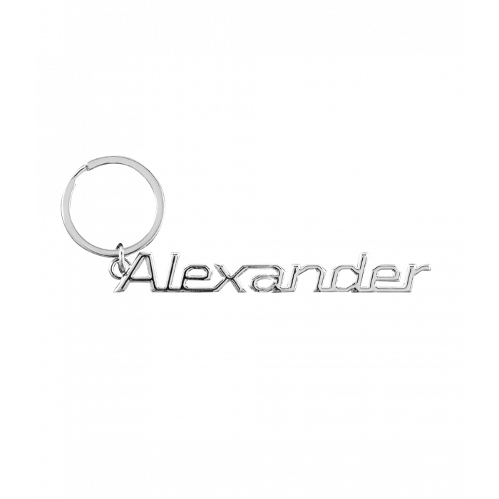 Cool car keyrings - Auto sleutelhanger met naam Alexander