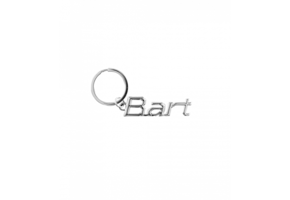 Cool car keyrings - Auto sleutelhanger met naam Bart