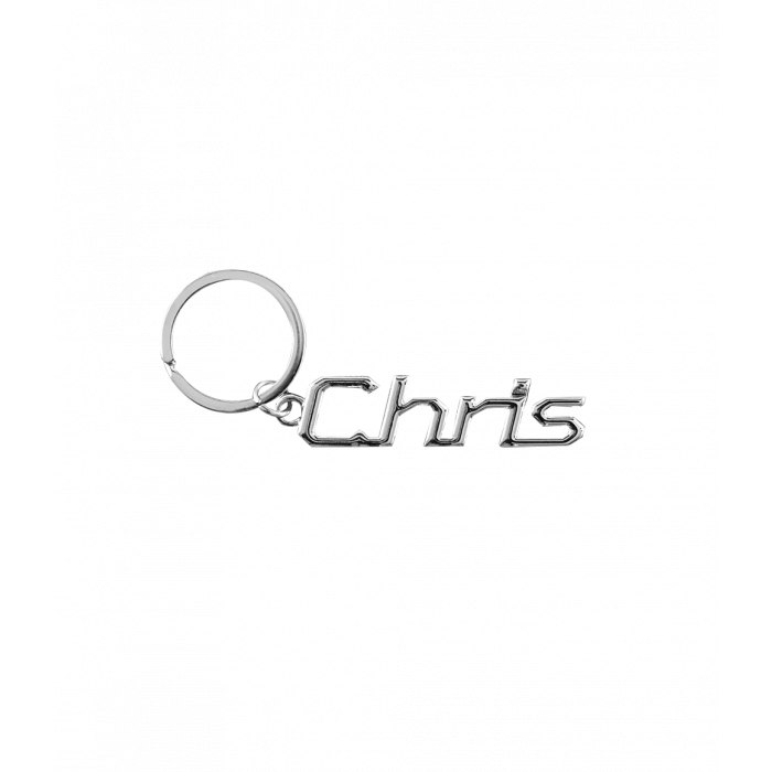 Cool car keyrings - Auto sleutelhanger met naam Chris
