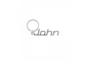 Cool car keyrings - Auto sleutelhanger met naam John