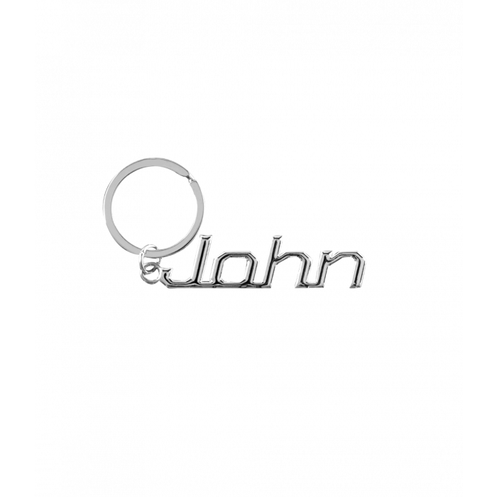 Cool car keyrings - Auto sleutelhanger met naam John