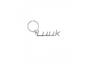 Cool car keyrings - Auto sleutelhanger met naam Luuk