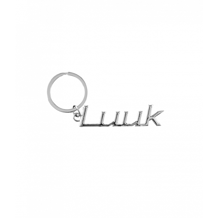 Cool car keyrings - Auto sleutelhanger met naam Luuk