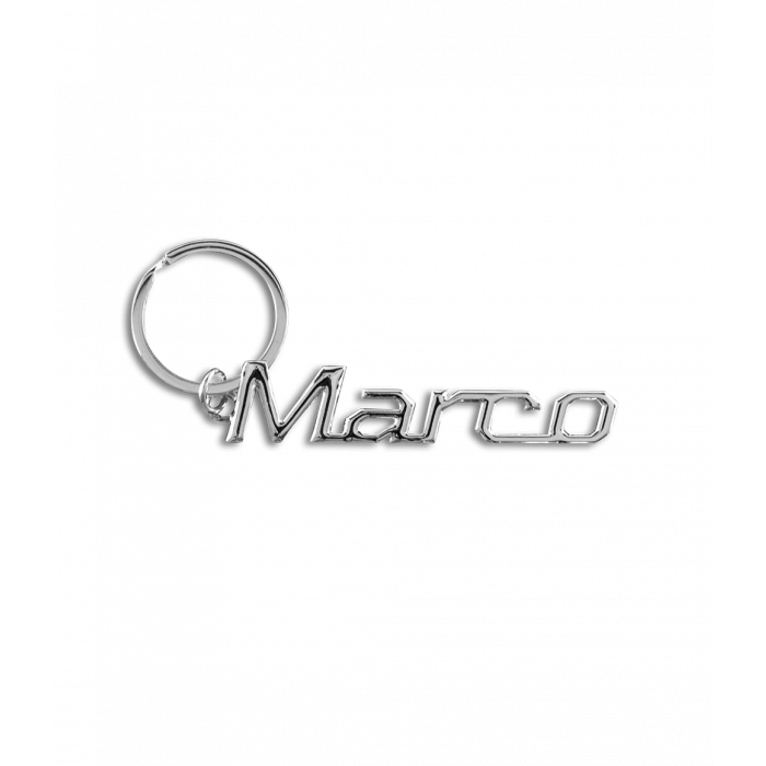 Cool car keyrings - Auto sleutelhanger met naam Marco