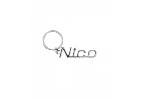 Cool car keyrings - Auto sleutelhanger met naam Nico