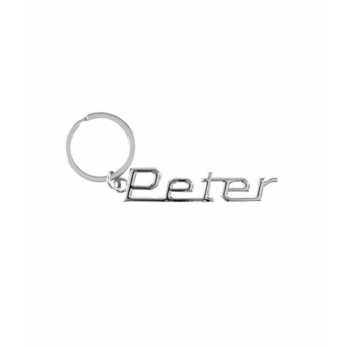 Cool car keyrings - Auto sleutelhanger met naam Peter