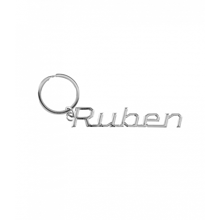 Cool car keyrings - Auto sleutelhanger met naam Ruben
