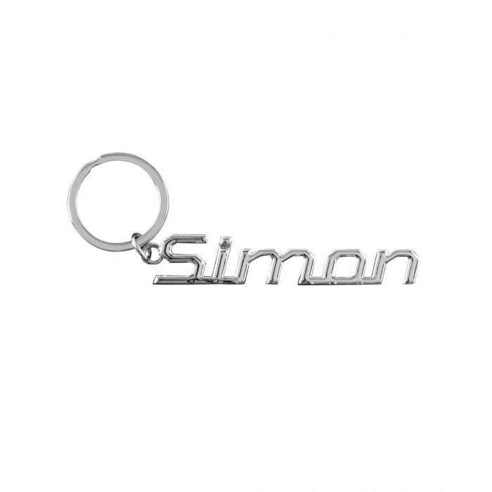 Cool car keyrings - Auto sleutelhanger met naam Simon