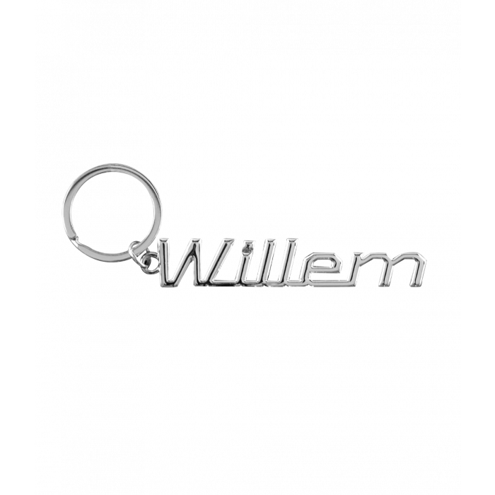 Cool car keyrings - Auto sleutelhanger met naam Willem