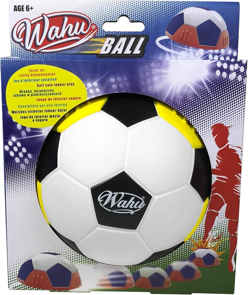 Wahu Ball - Zwart-Geel - De bal voor binnenshuis!