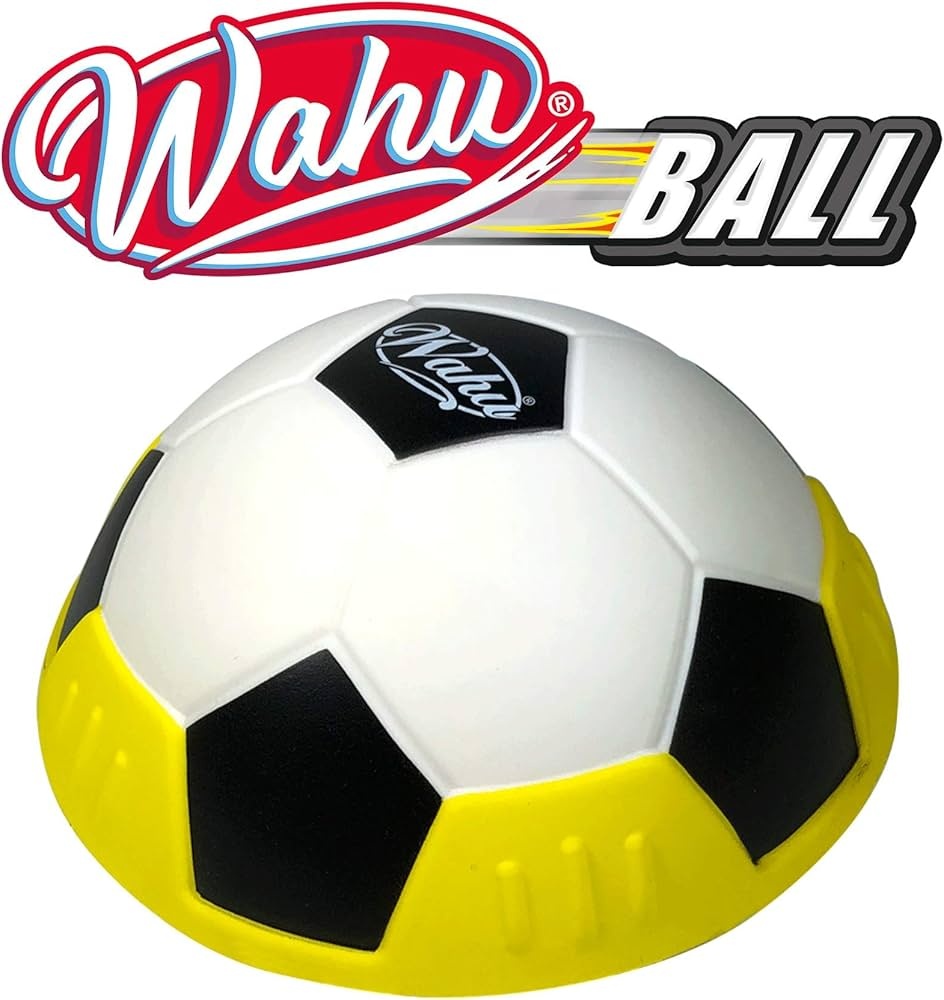 Wahu Ball - Zwart-Geel - De bal voor binnenshuis!