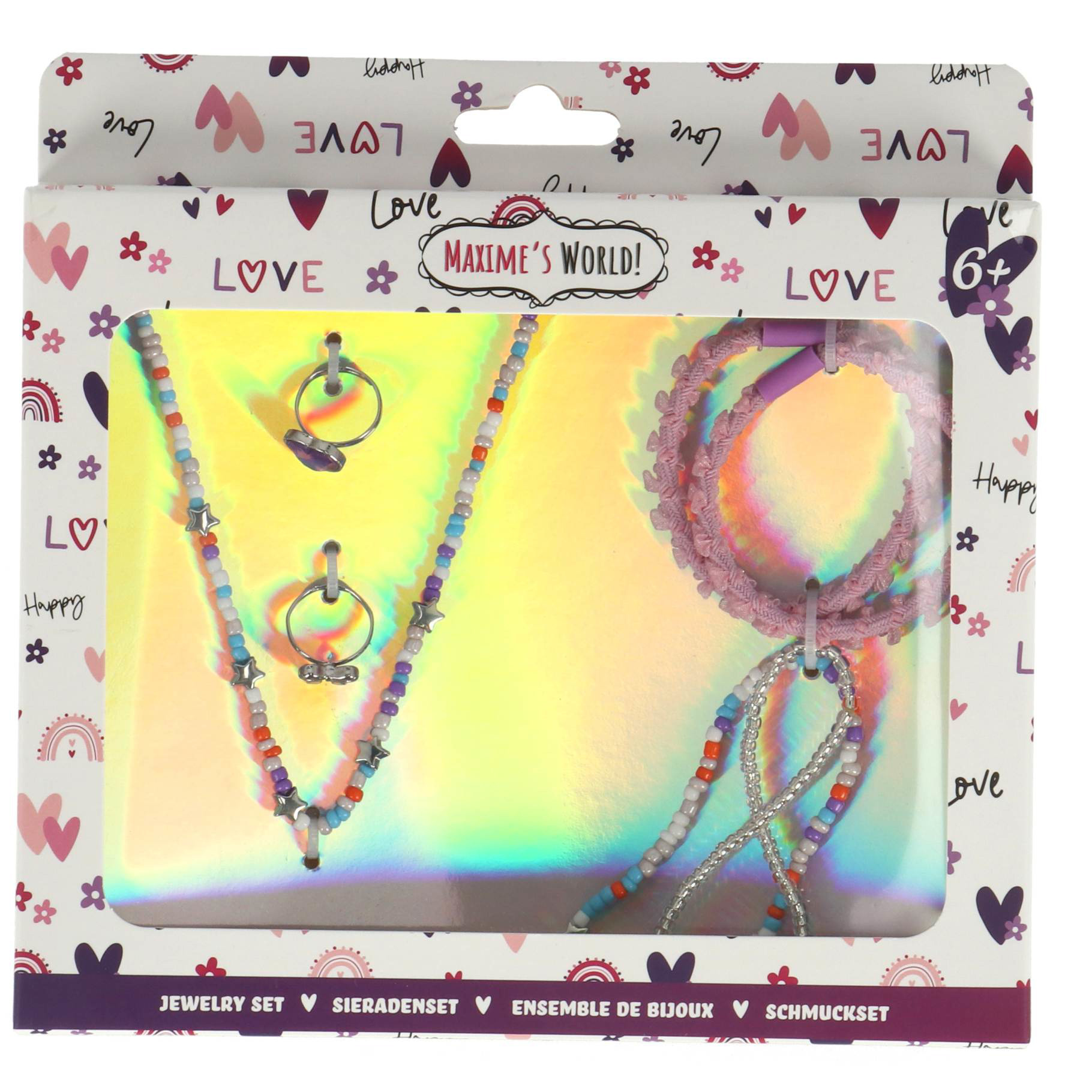 Maximes World Sieraden Giftset vlinder/sterren