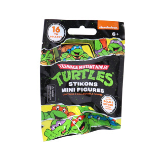 Teenage Mutant Ninja Turtles Mini Figures Stikons 2 Pack - 1 zakje assorti uitgeleverd