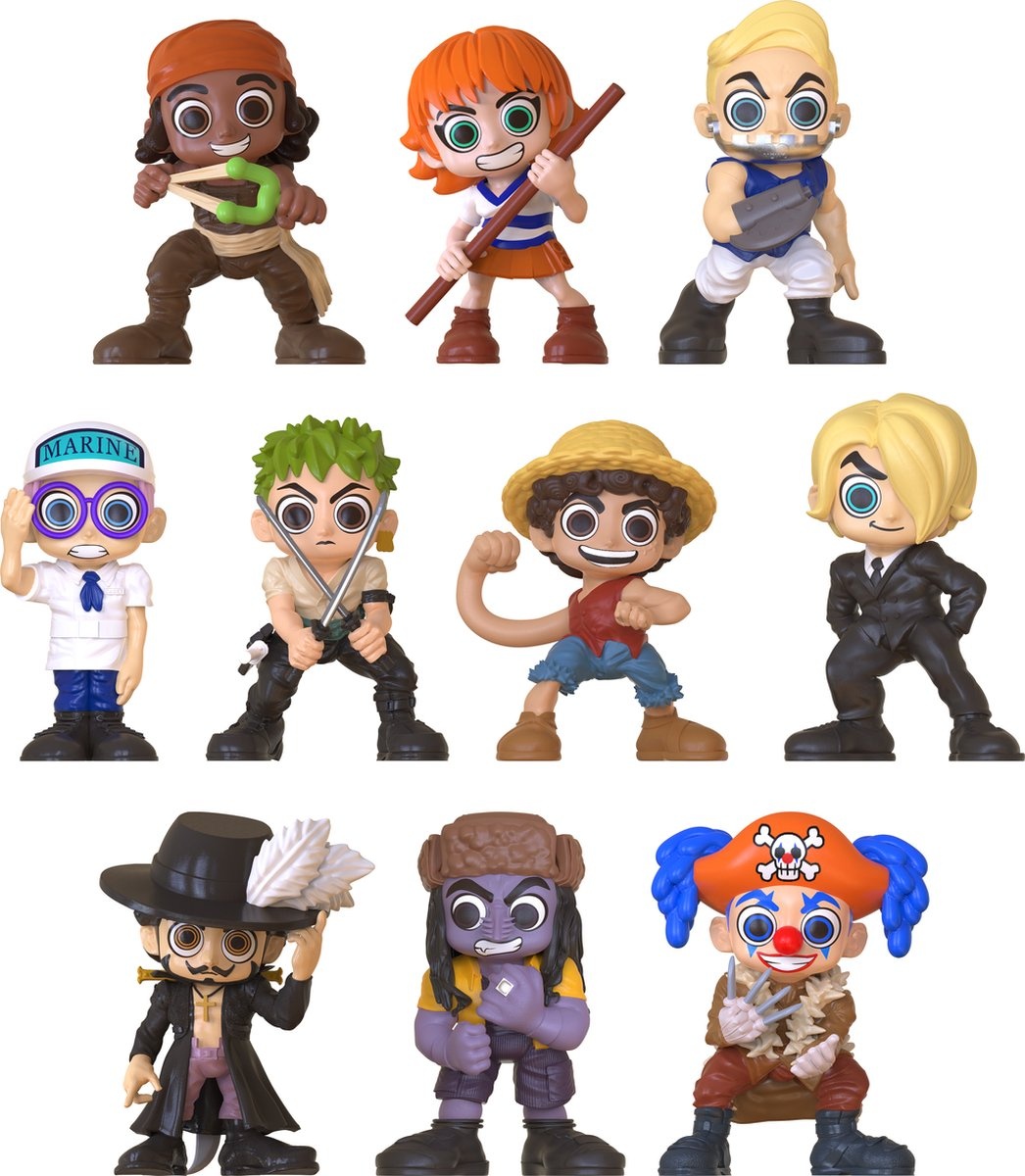 Netflix One Piece - Minifiguren - mystery figure - 1 zakje assorti uitgeleverd