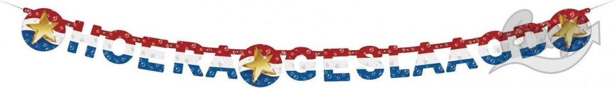 Letterslinger Hoera Geslaagd 2,4 meter