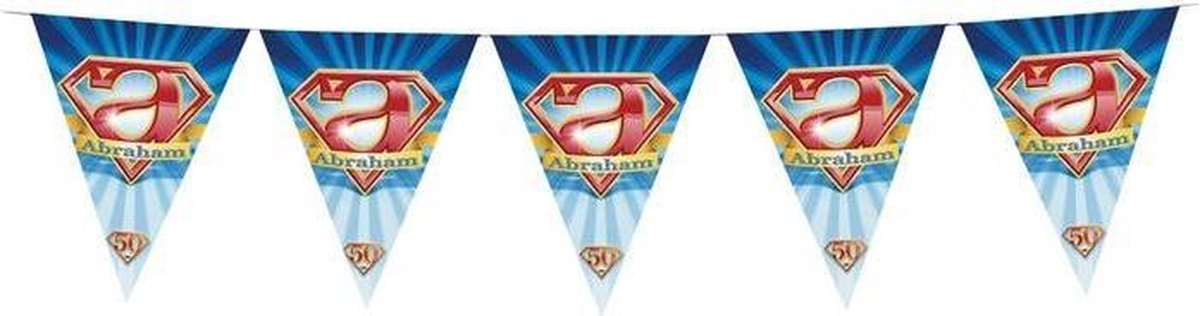 Vlaggenlijn Abraham Blauw 6m