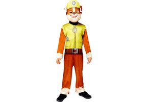 PAW Patrol - Verkleedkleding - Rubble - Kinderen - 110 (4-6 jaar)