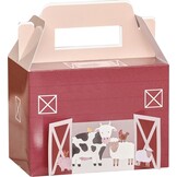 Ginger Ray Farm Yard Party Boxes - Personaliseerbare uitdeel doosjes boerderij 5 stuks incl. stickers