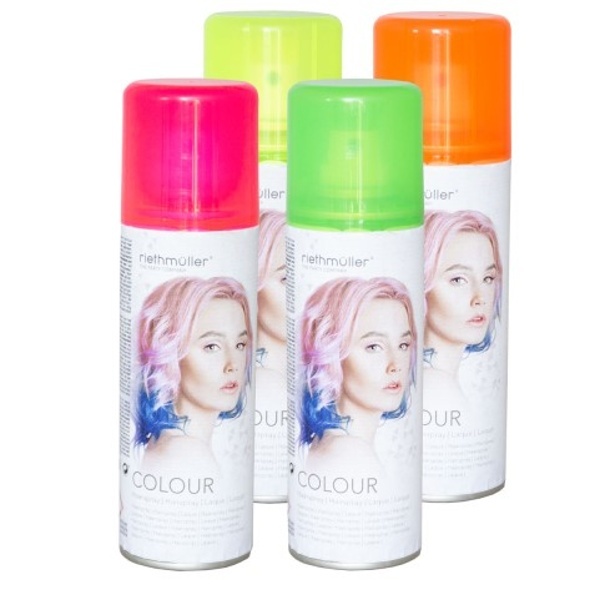 Riethmüller Colour hairspray 100ml Neon Oranje - 1 spuitbus