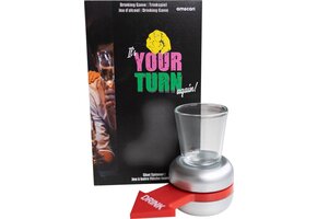 Drankspel Shot Spinner 10 Cm Rood