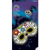 Masker Fancy Glow Stick  Bloemen - Day of the death thema